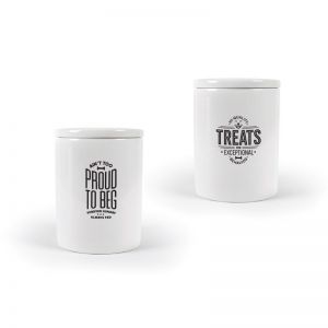 Pet Treat Jars | Set of 2