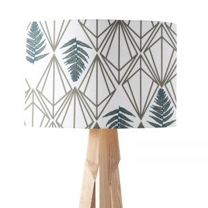 Phoebe Grey Blue | Paper Lampshade | Various Sizes | Amba Florette