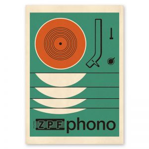 Phono | Vintage Matchbox Poster