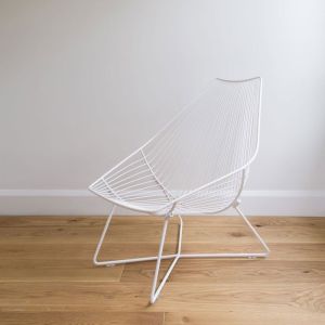 Piha Loungers in Stainless Steel | Set of 2 | White