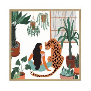 Planting With Nala | Flat Natural Frame | Front View
