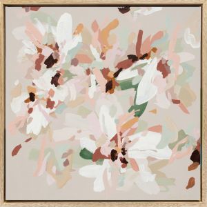 Polly Blossom | Framed Canvas Print | Prudence De Marchi