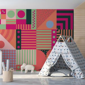 PostModern Pop | Pink | Wallpaper