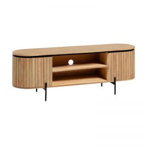 Licia Curved Timber TV Cabinet