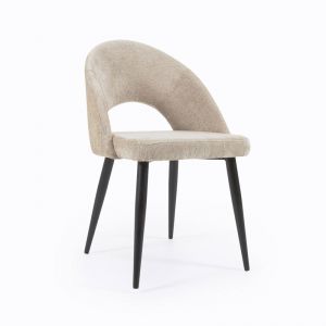 Mael Dining Chair | Beige Chenille