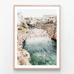Puglia Beach | Framed Print | 41 Orchard