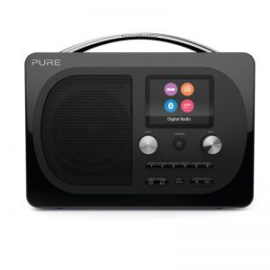 Pure Evoke H4 Prestige Edition DAB/DAB+/FM Digital Radio w/Bluetooth Speaker BLK