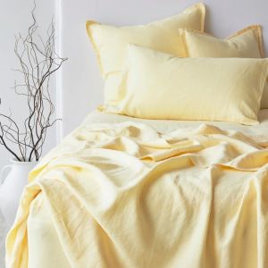 Pure Linen Sheet Separates | Buttercup