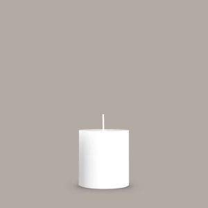 Pure White Pillar Candle | Small | Candle Kiosk