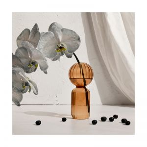 Quinn Rust Glass Vase