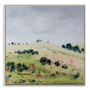 Rain Clouds Over Olive Hill | Angela Hawkey | Canvas or Print by Artist Lane