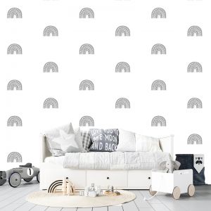 Rainbow Arch Mini in Grey by Pick a Pear | Wall Decals