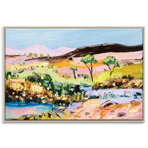 Rainbow Fields 2 | Angela Hawkey | Canvas or Print by Artist Lane