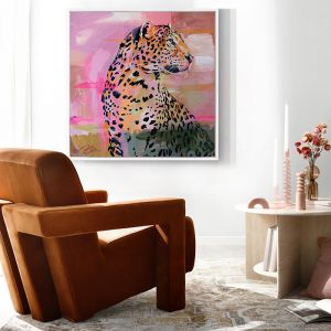 Reminiscent Bright Pink | Canvas Print
