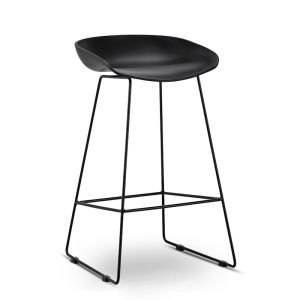 Replica Hay Sled Barstool | All Black | Set of 2| by L3 Home | PRE-ORDER