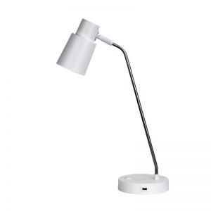 Rik Desk Lamp White&Chrome