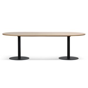 Ripponlea 2.4m Oval Meeting Table | Natural