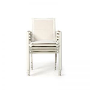 Roberto Stackable Outdoor Dining Chair | Set of 4