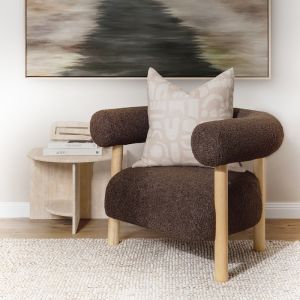 Rocco Chair | Sherpa Chocolate