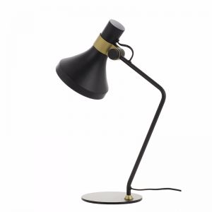 Roma Desk Lamp | Black and Brass Matt | Industrial Lighting