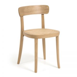 Romane Chair | Solid Beech with Natural Finish, Ash Veneer and Rattan