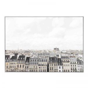 Rooftop View | Framed Canvas Print