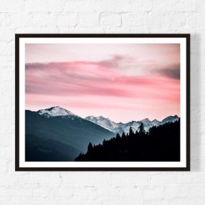 Rose Sky | Framed Print | Artefocus