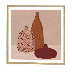 Rosetta Vases | Framed Art print
