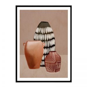 Rosla Vases | Framed Art Print