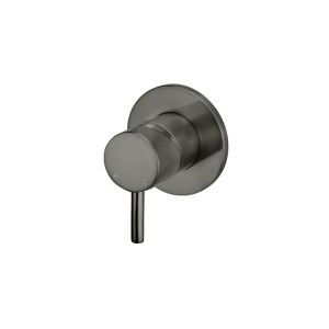 Round Wall Mixer short pin-lever | Shadow Gunmetal | MW03S-FIN-PVDGM