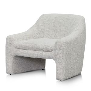 Rubin Fabric Armchair | Fog Grey