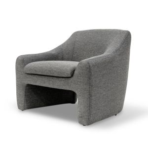 Rubin Fabric Armchair | Graphite Grey