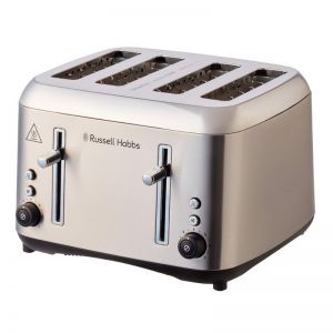 Russell Hobbs Addison 4 Slice Toaster | Brushed Stainless Steel