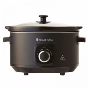 Russell Hobbs RHSC4A Stylish 4L Slow Cooker - Matte Black