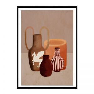 Saci Vases | Framed Art Print