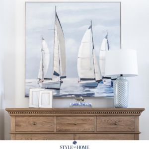 Sail Away | Canvas in Natural Frame