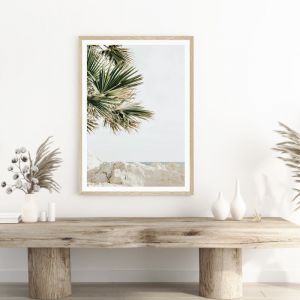 Sandstone Palms | Framed Art Print