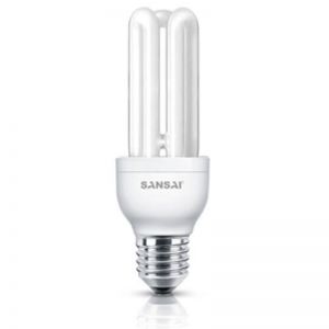 Sansai 15W E27/ES Screw Cap Energy Saving Lamp Daylight Globe Night Light Bulb