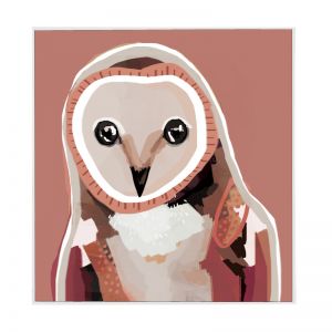 Savanva Owl | Framed Canvas Print