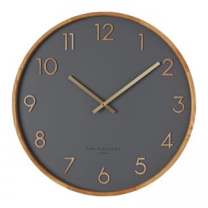 Scarlett  Wall Clock | 50cm | Charcoal