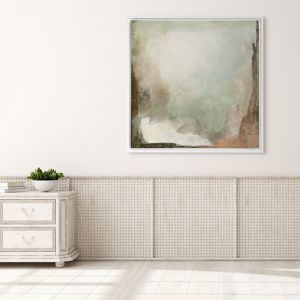 Sea Green Haze | Framed Canvas Art Print