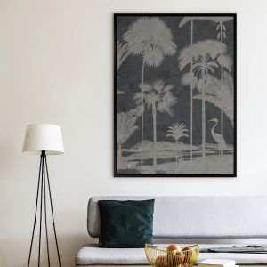 Shadow Palms Ocean II | Canvas Print