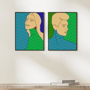 She Carapace | Set of 2 | Framed Art Print on Acrylic