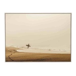 Shorebreak Serenity | Framed Canvas Print
