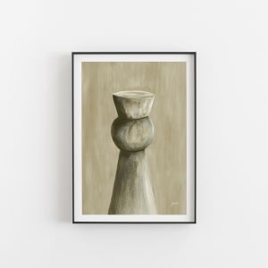 Simplicity Statue 1 | Sage Green | Unframed Fine Art Print by Pick a Pear