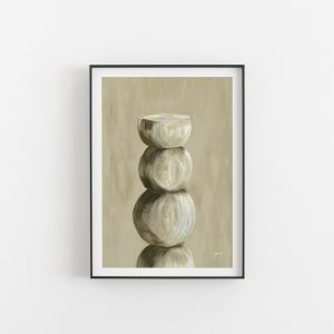 Simplicity Statue 2 | Sage Green | Unframed Fine Art Print by Pick a Pear