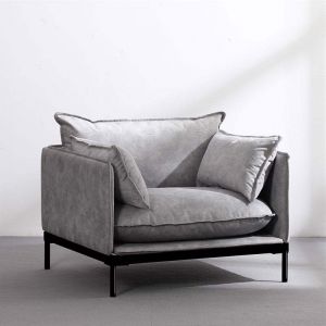 SINCLAIR Single Seater Sofa in Grey