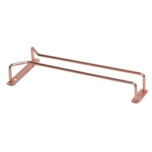 Single Row Glassware Hanger | 250mm | Copper
