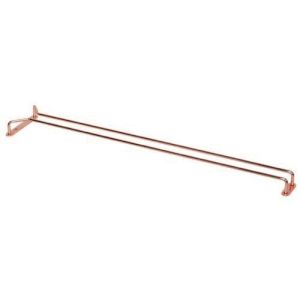 Single Row Glassware Hanger | 600mm | Copper