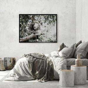 Sleeps | Framed Canvas Art Print